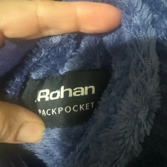 Rohan Pack Pocket Polartec Fleece Jacket Womenâs Medium Blue Full Zip Outdoor - Picture 6 of 6